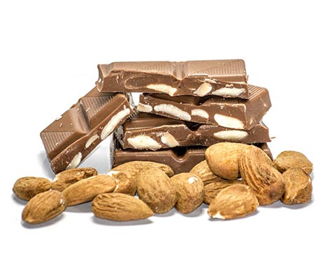 National Chocolate with Almonds Day - der US-amerikanische Tag der Mandel Schokolade. Kuriose Feiertage - 8. Juli © 2019 Sven Giese